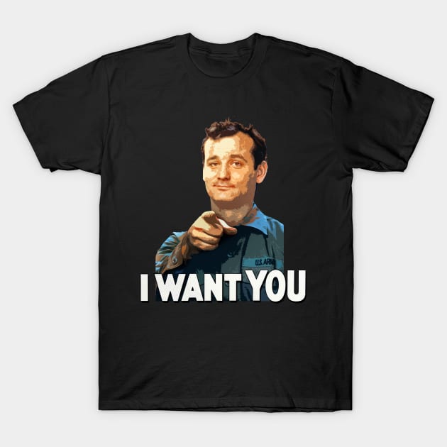 Stripes - I want YOU T-Shirt by MonkeyKing